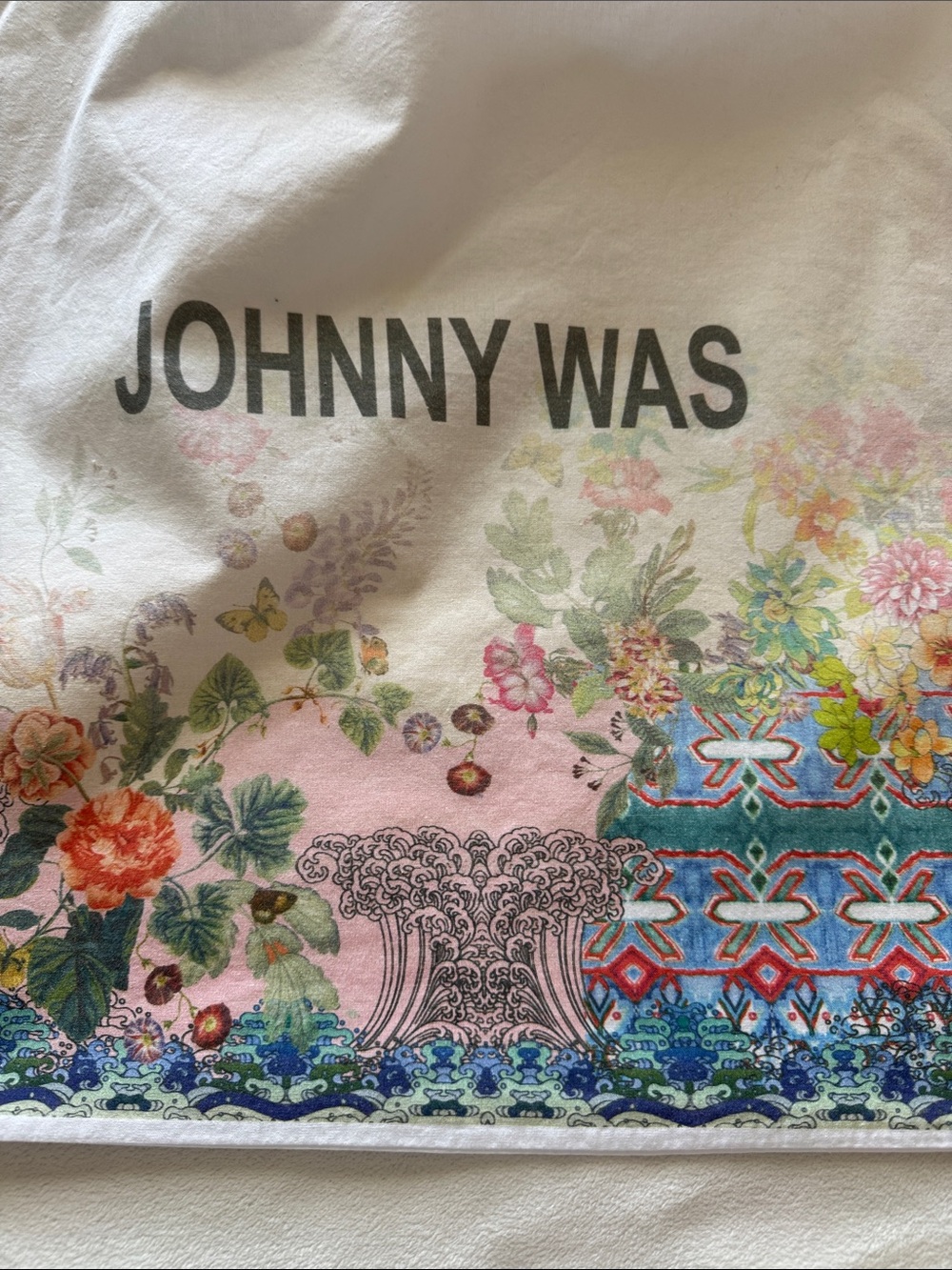 Johnny Was drawstring bag - Picture 2 of 6
